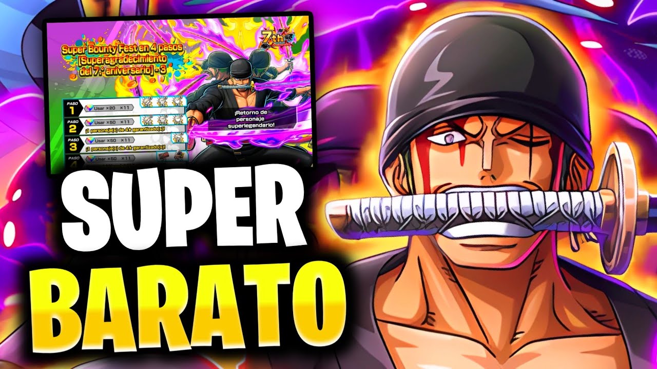 REGRESA ZORO EX de la forma MAS BARATA posible ¿Vale la pena? | One Piece Bounty Rush (OPBR)