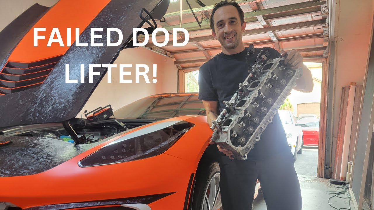 2014 Corvette C7 Stringray LT1 DOD вышел из строя подъемника!