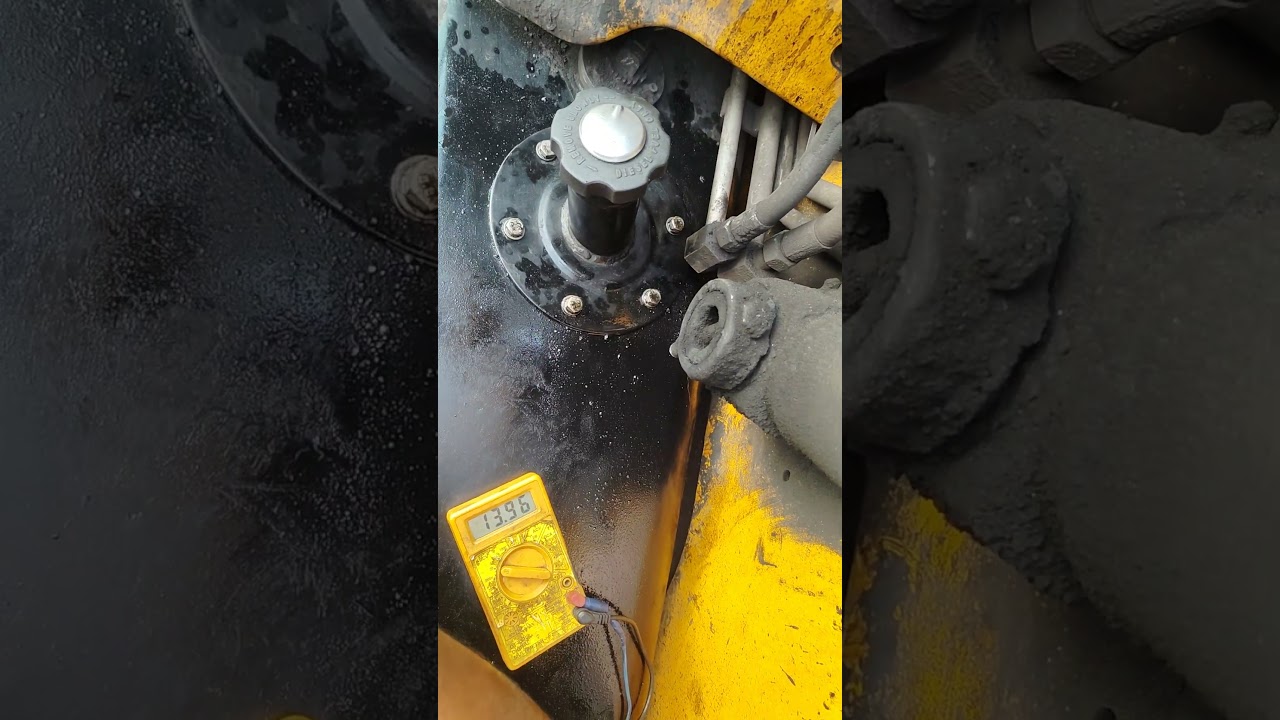 Jcb 3dx 49 hp hydraulic pump's solenoid coil harness connector Voltage check
