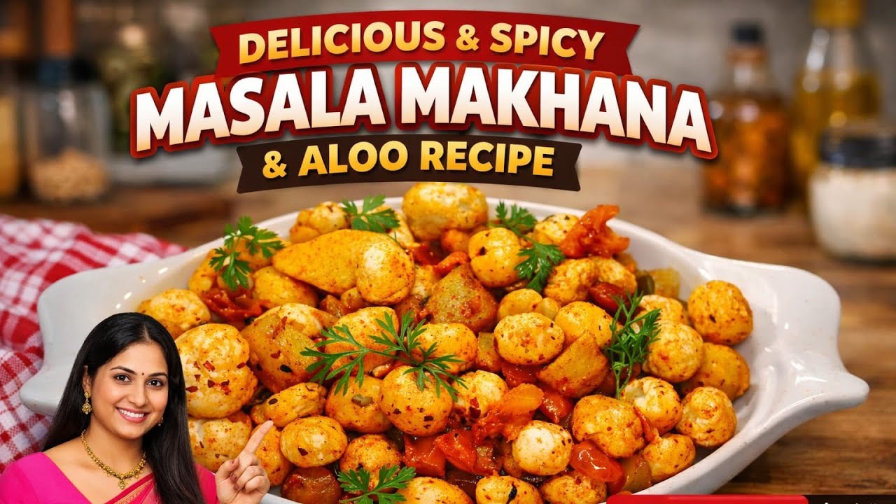 Makhana Chat -  Rosted Makhana chat   Healthy & Testy Chat respie.                                 