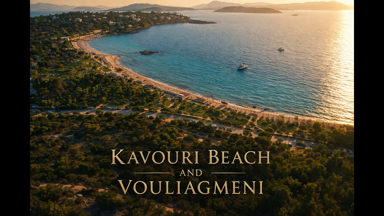 KAVOURI BEACH and VOULIAGMENI &alpha;&pi;ό &psi;&eta;&lambda;ά...
