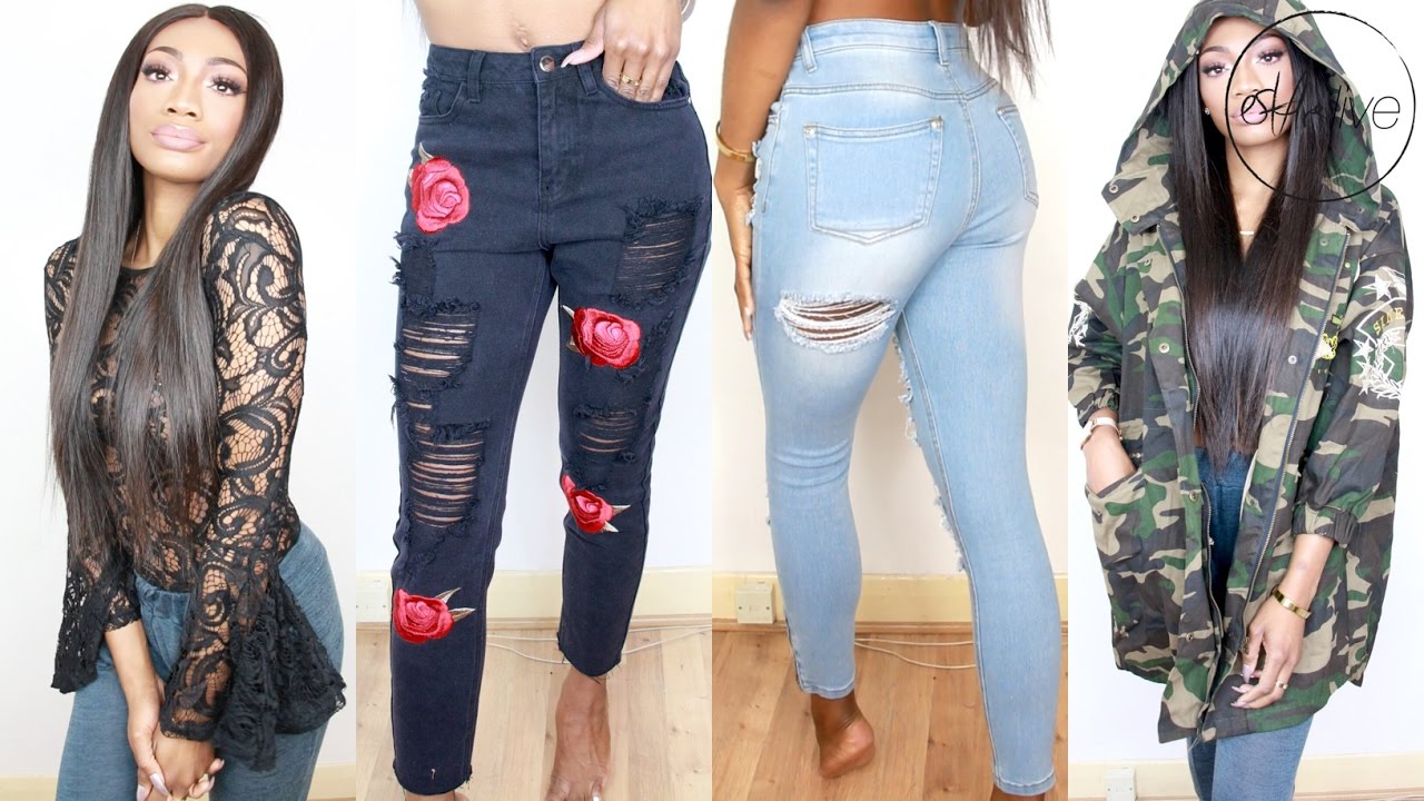 HAUL | DECEMBER TRY ON HAUL &bull; ROMWE.COM, MISSGUIDED & PUMA + PERFECT FIT JEANS FOR SLIM GIRLS!