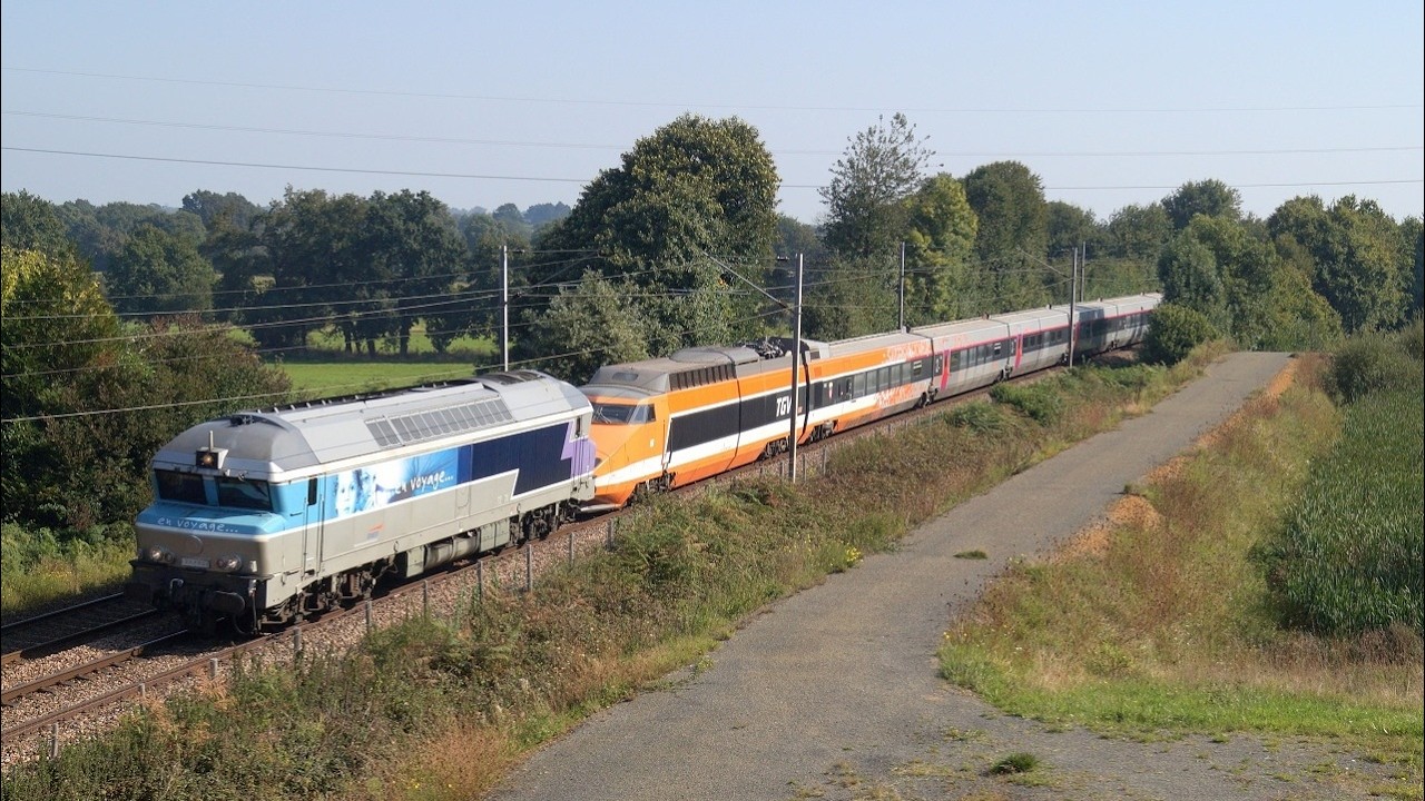 Circulations ferroviaires dans le Grand-Ouest - Septembre & Octobre 2024