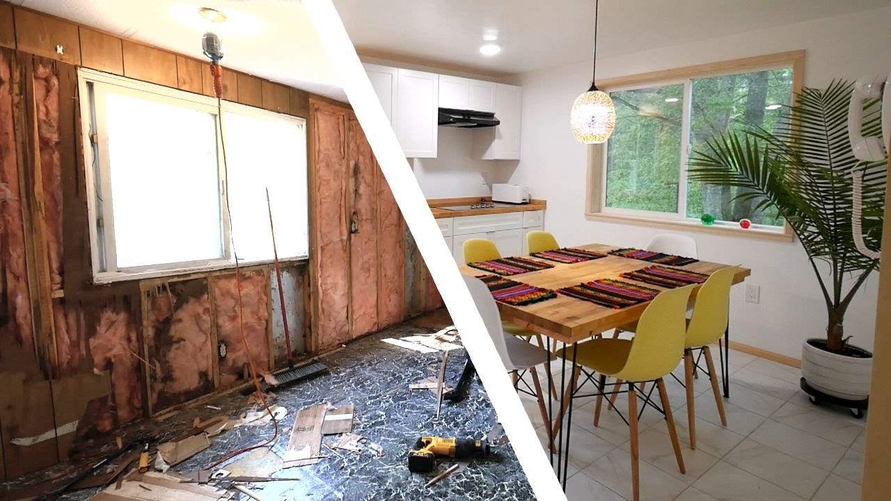 Unbelievable Mobile Home Kitchen Transformation