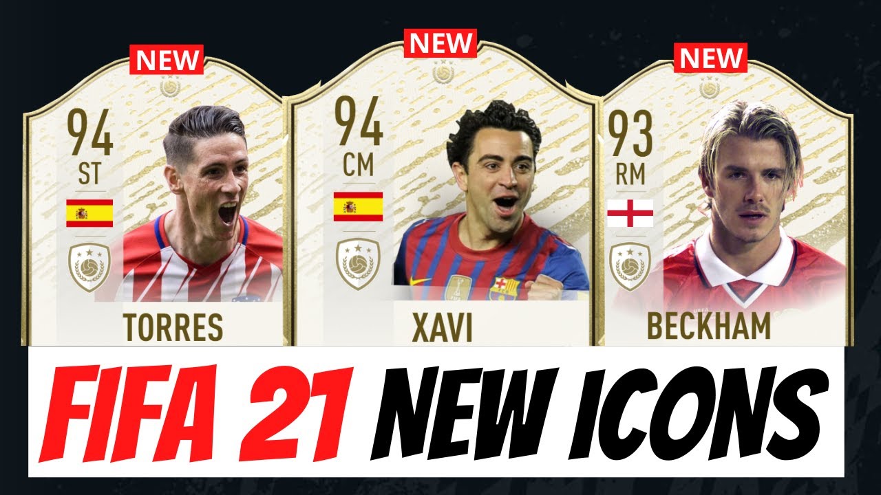 FIFA 21 │ NEW ICON WISHLIST 🔥🔥 │ Beckham , Xavi, Puskas, Muller, Torres, Totti, Robben