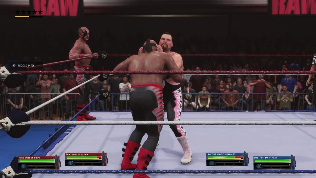 WWE 2K25_WWF RAW classic: Road Warriors v Hart Foundation