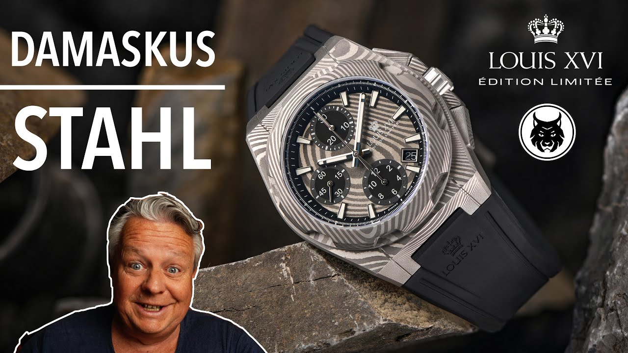 Schönster Chronograph aus Damaskus Stahl? LOUIS XVI La Vauguyon im Test - 4K