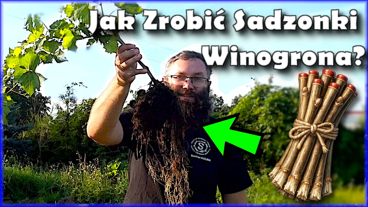 Jak zrobić własne sadzonki winorośli (DIY) 🍇 Mini winniczka od sztobra