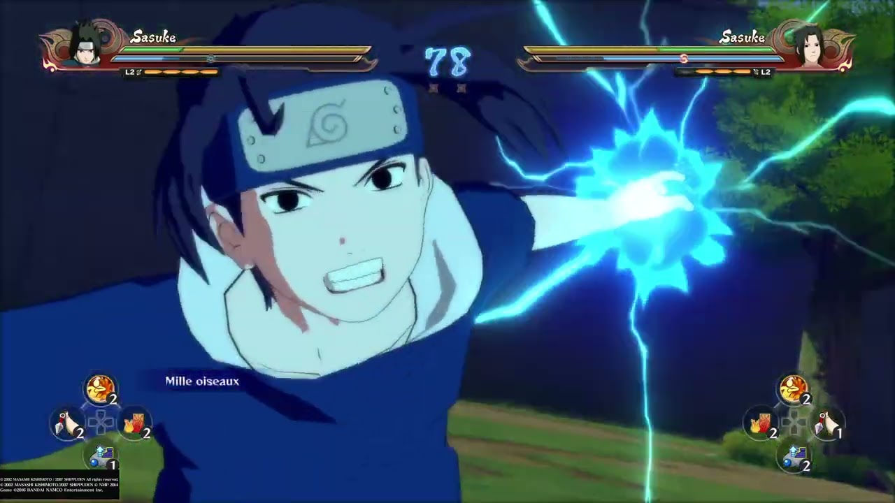 NARUTO SHIPPUDEN: SASUKE P.VS.SASUKE G