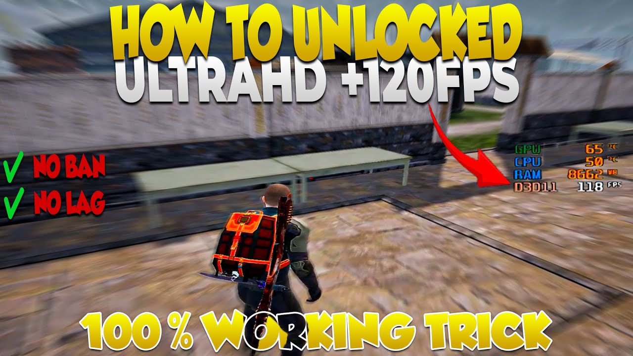 How to get uhd 120 fps in gameloop