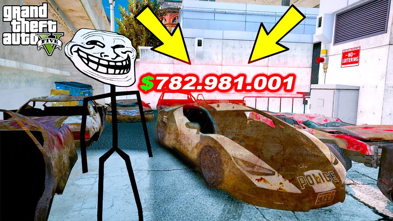 TROLLFACE HURDALIKTAN LAMBORGHINI CENTENARIO ALIYOR VE MODİFİYE ETTİRİYOR! - GTA 5