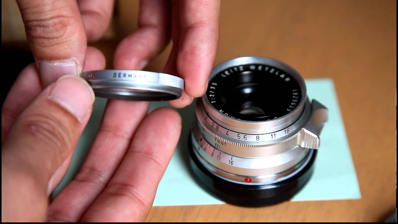 Leitz Summicron 35mm F2 1st. 8elements with IROOA