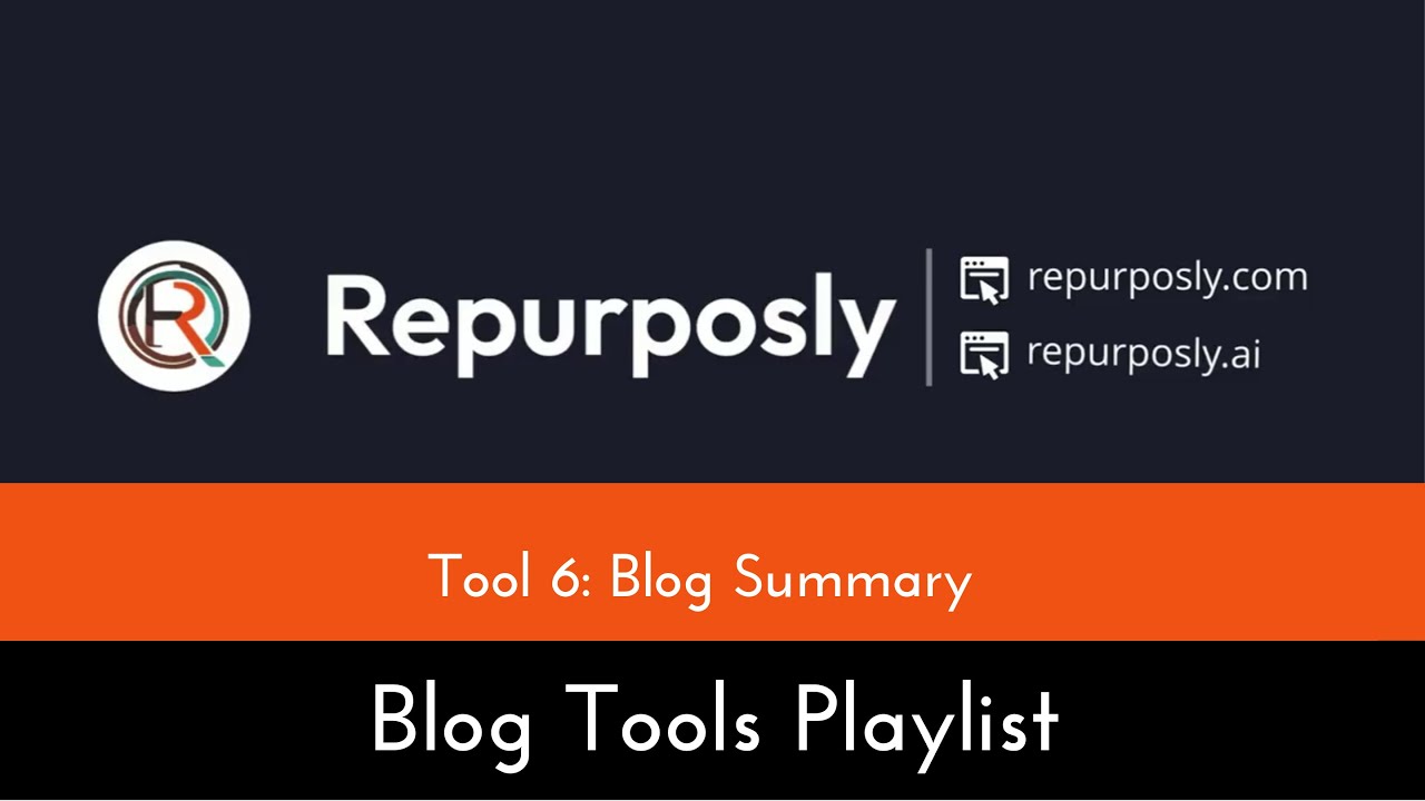 Tool #6: Blog Summary