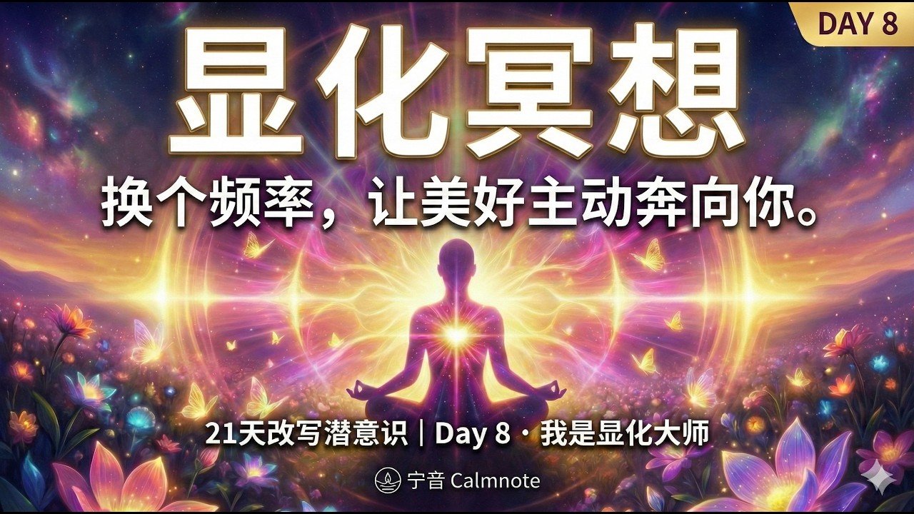 如何向潜意识下达“精准订单”？| 沉浸式深度显化冥想 21天改写潜意识第二周 显化主题 #能量療愈 #财富冥想 #显化爱情 #自我提升 #丰盛心态 #成功思维模式