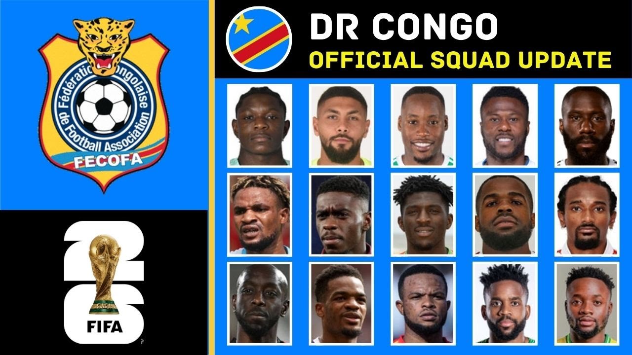 DR CONGO Squad FIFA World Cup 2026 Qualifiers March | DR Congo Squad