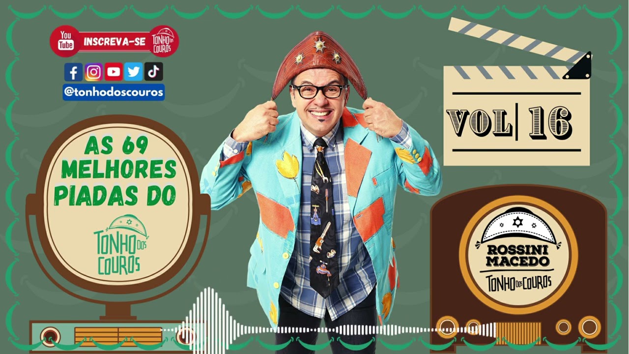 AS 69 MELHORES PIADAS DO TONHO DOS COUROS VOL 16 #16