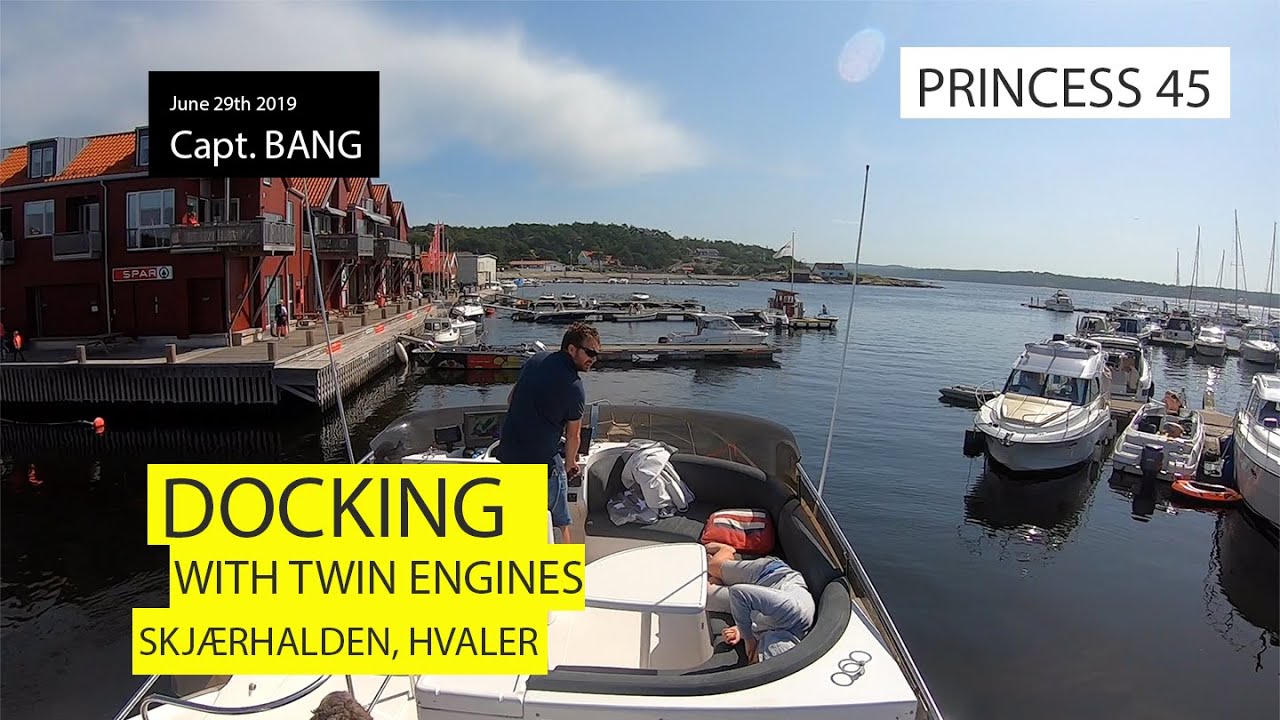 Docking Princess 45 | Skj&aelig;rhalden 2019 | GoPro | Kaptein Bang
