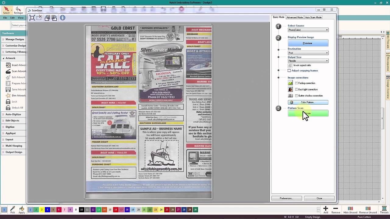 Import Artwork into your Hatch Embroidery Work Space