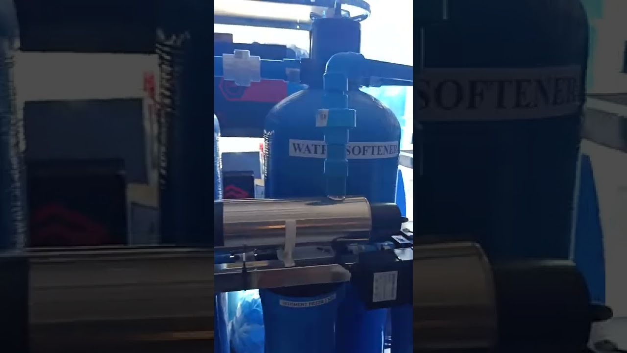 Process flow of water refilling equipment,