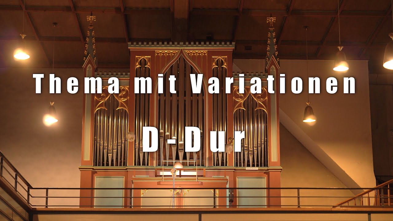 Mendelssohn | Thema mit Variationen D-Dur | C. G. Weigle-Orgel 1858 | A.Mattes | Dagersheim