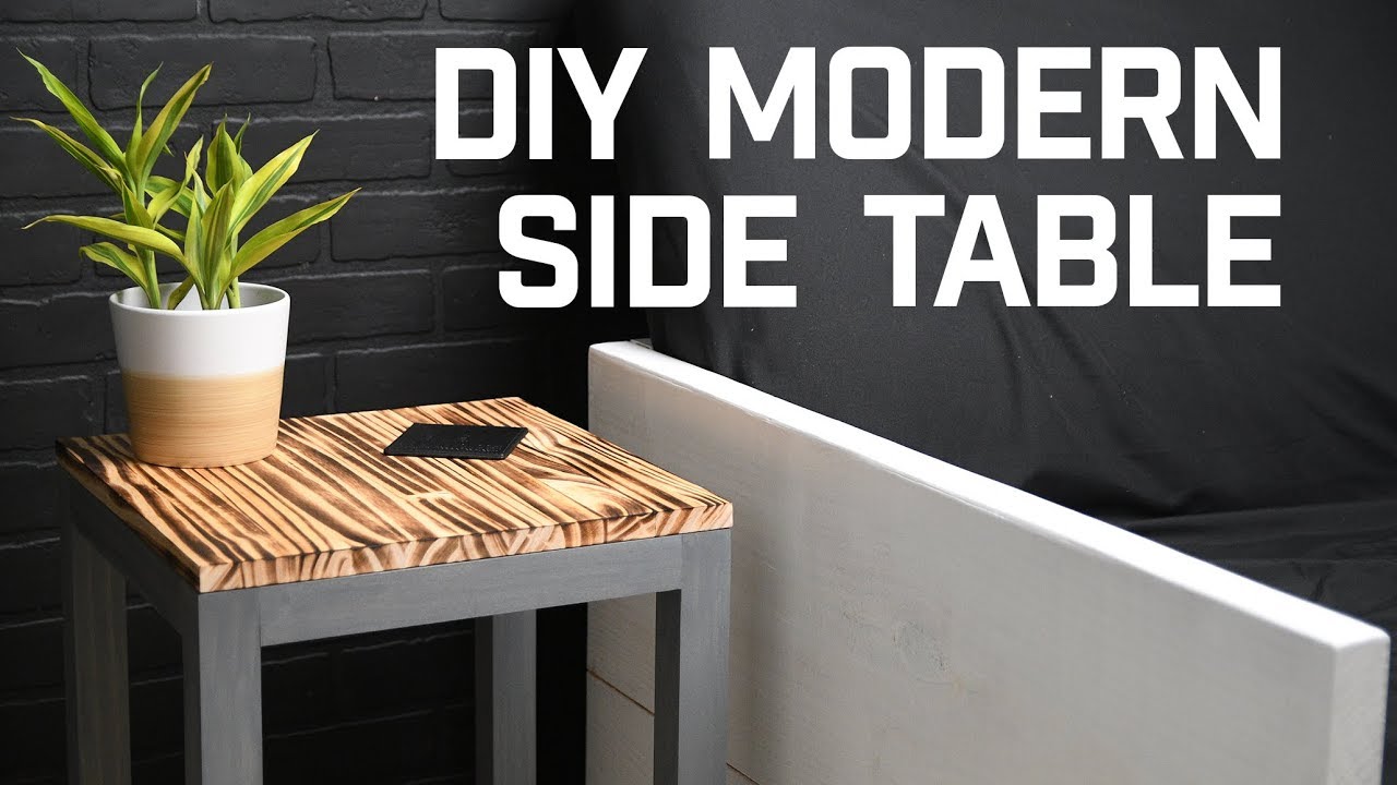 HOW TO // Simple Modern DIY Side Table