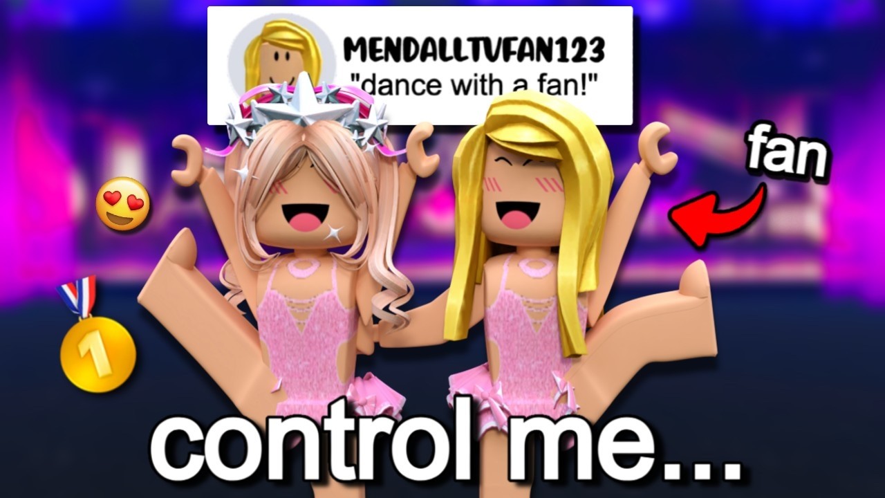 Я позволяю фанатам контролировать меня... 😨 | ORA Roblox Dance Moms