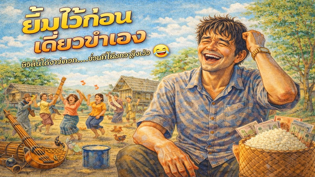 ยิ้มไว้ก่อน เดี๋ยวขำเอง | หมอลำฮา ฟังแล้วอารมณ์ดี 😄🎶