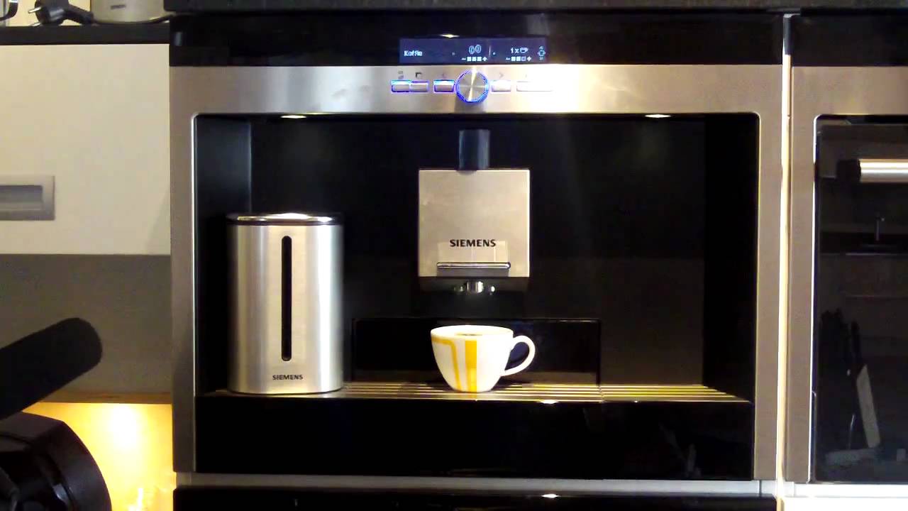 Video demonstratie Siemens koffiemachine
