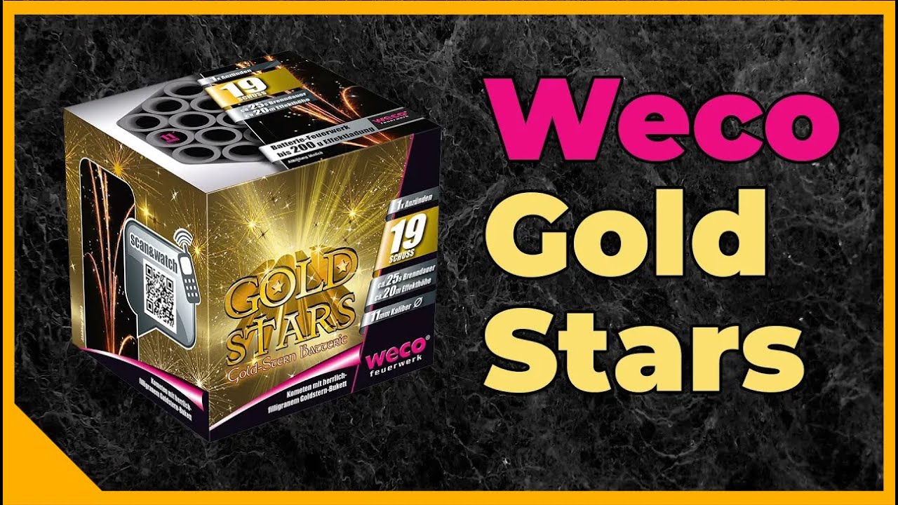 Weco Gold Stars, die Gold Batterie im Hosentaschen Format