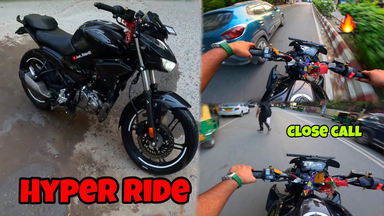 Hyper ride🔥 on hero xtreme 125R   || close call ||