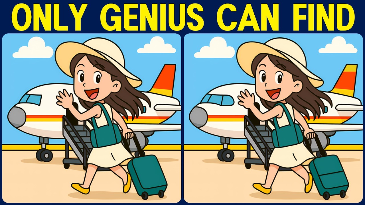 [Spot the Difference Brain Training] Try this slightly tricky puzzle.