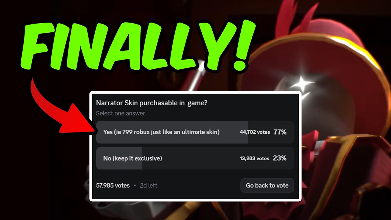THEY&rsquo;RE LISTENING! NARRATOR SKIN IN-GAME STORE! | Tower Defense Simulator | ROBLOX