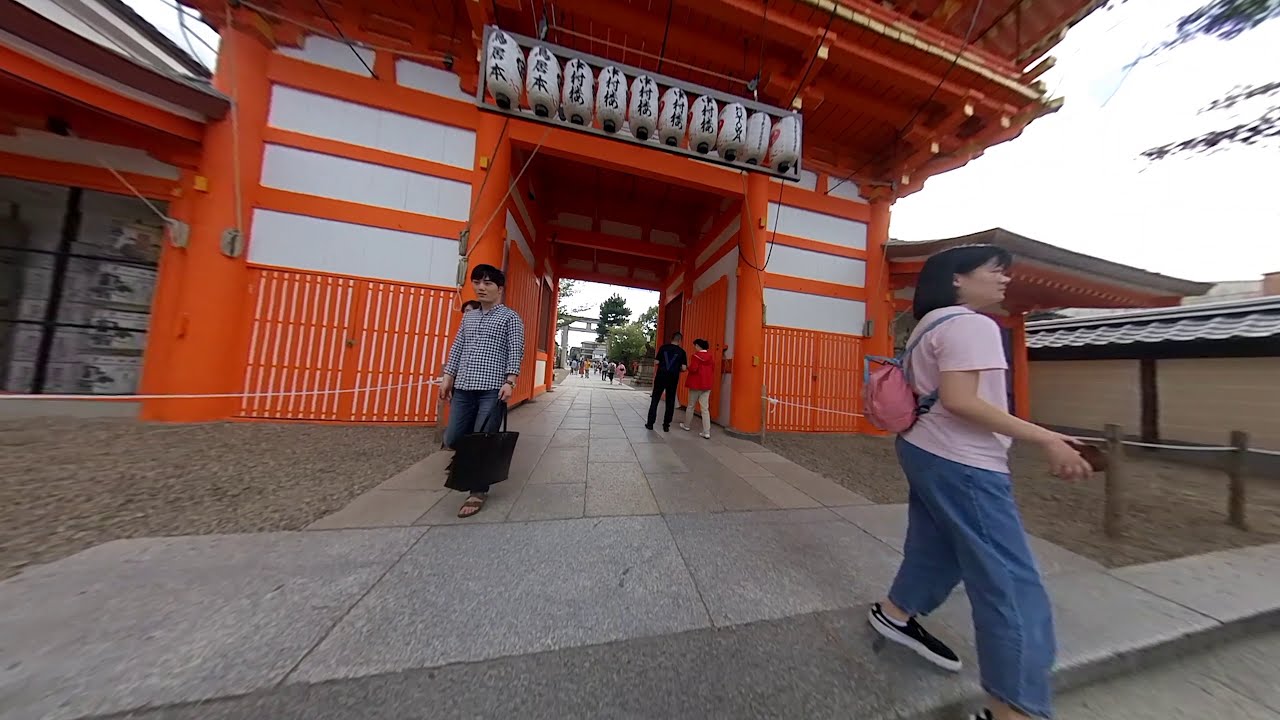 八坂神社 kyoto yasaka jinja walk through jvlogger