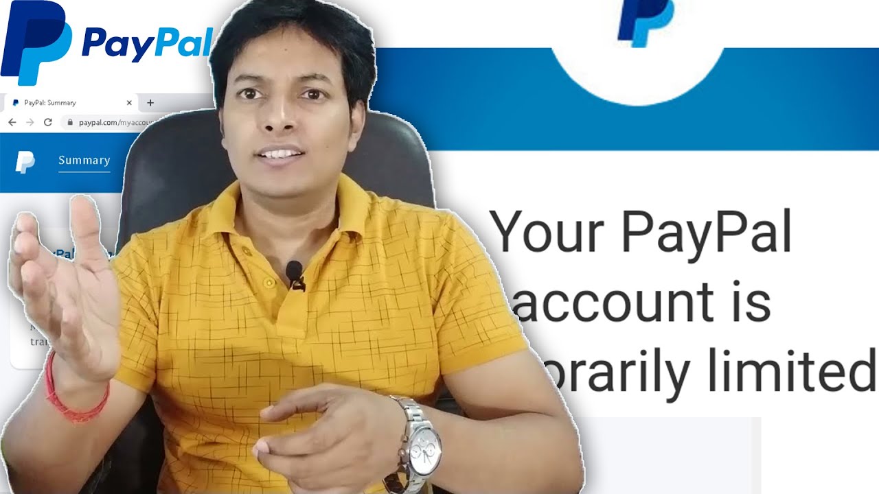 PayPal account limited | How To Remove limitation from Paypal account?