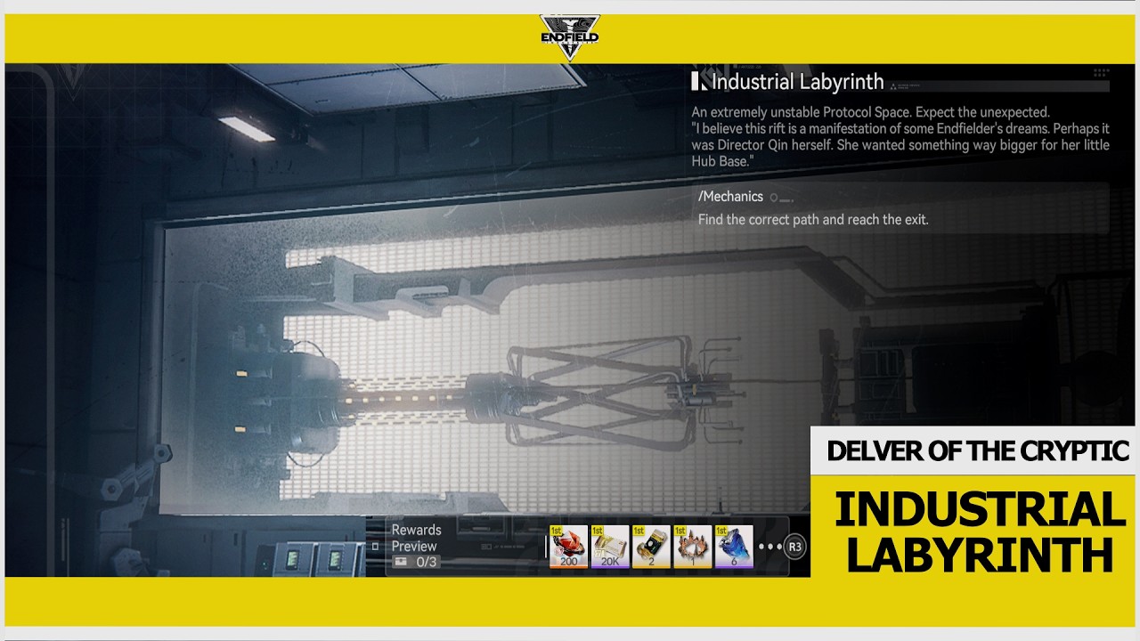 Delver of the Cryptic - Industrial Labyrinth | Arknights Endfield