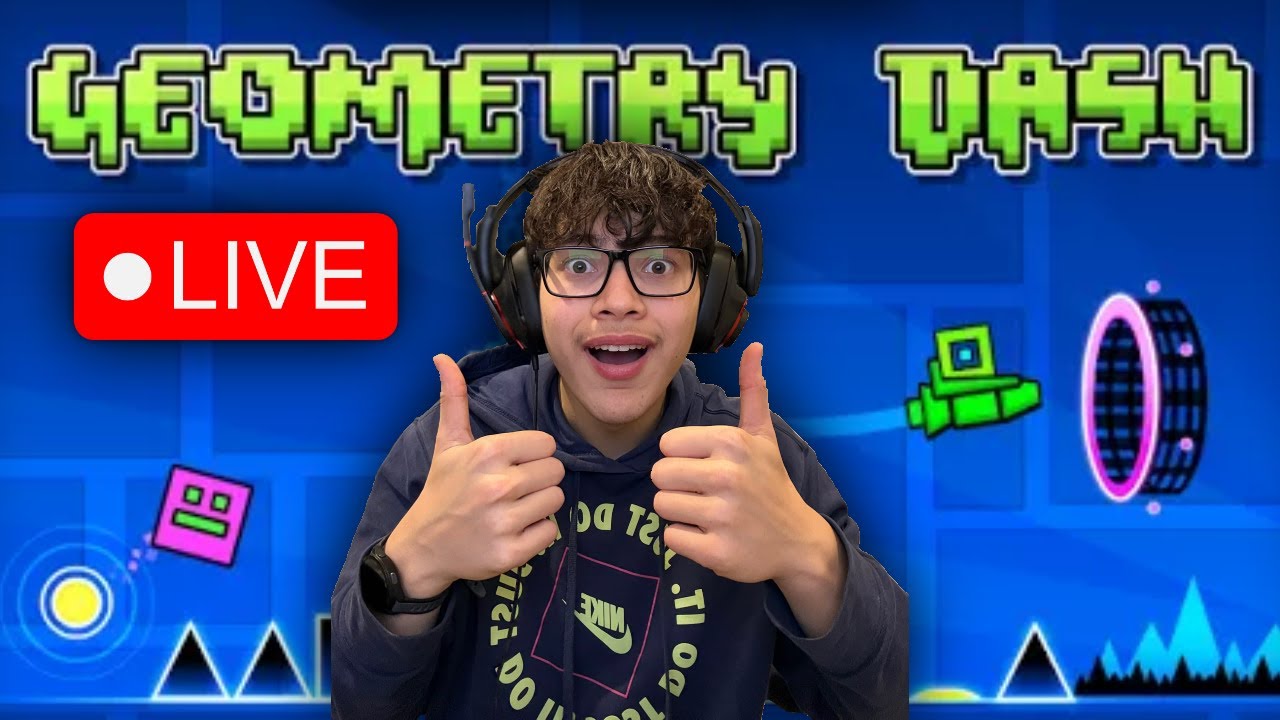 🔴geometry dash live🔴futurefunk2+Supersonic🔴