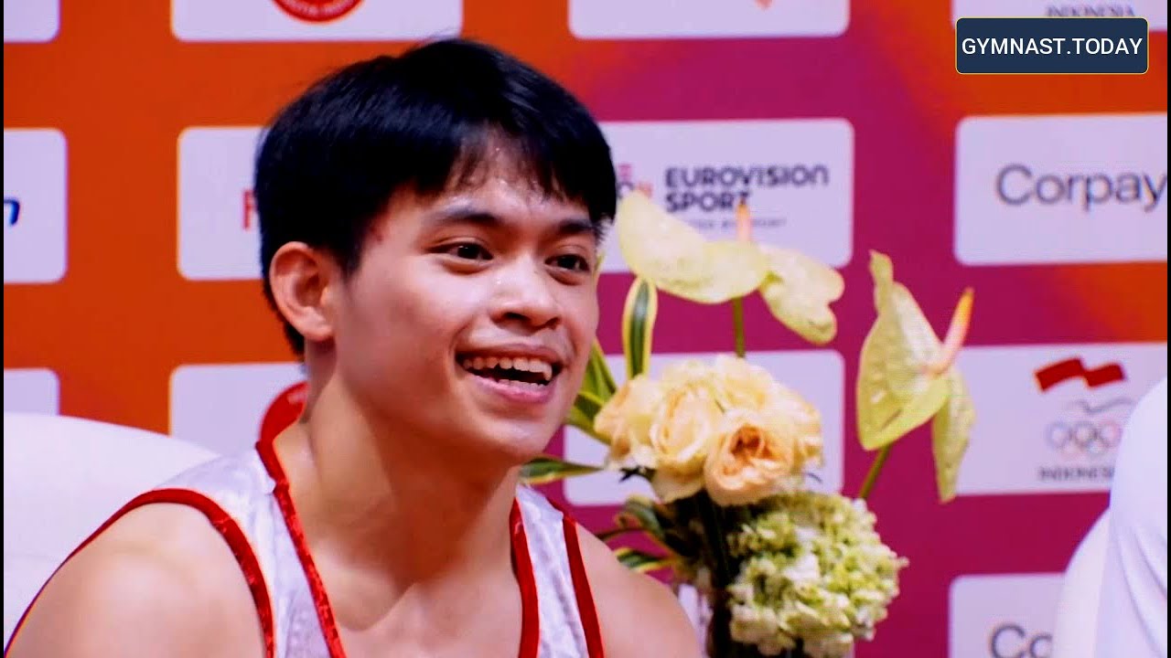 Top 3 in Men's Floor Final - 2025 Jakarta Gymnastics World Championship