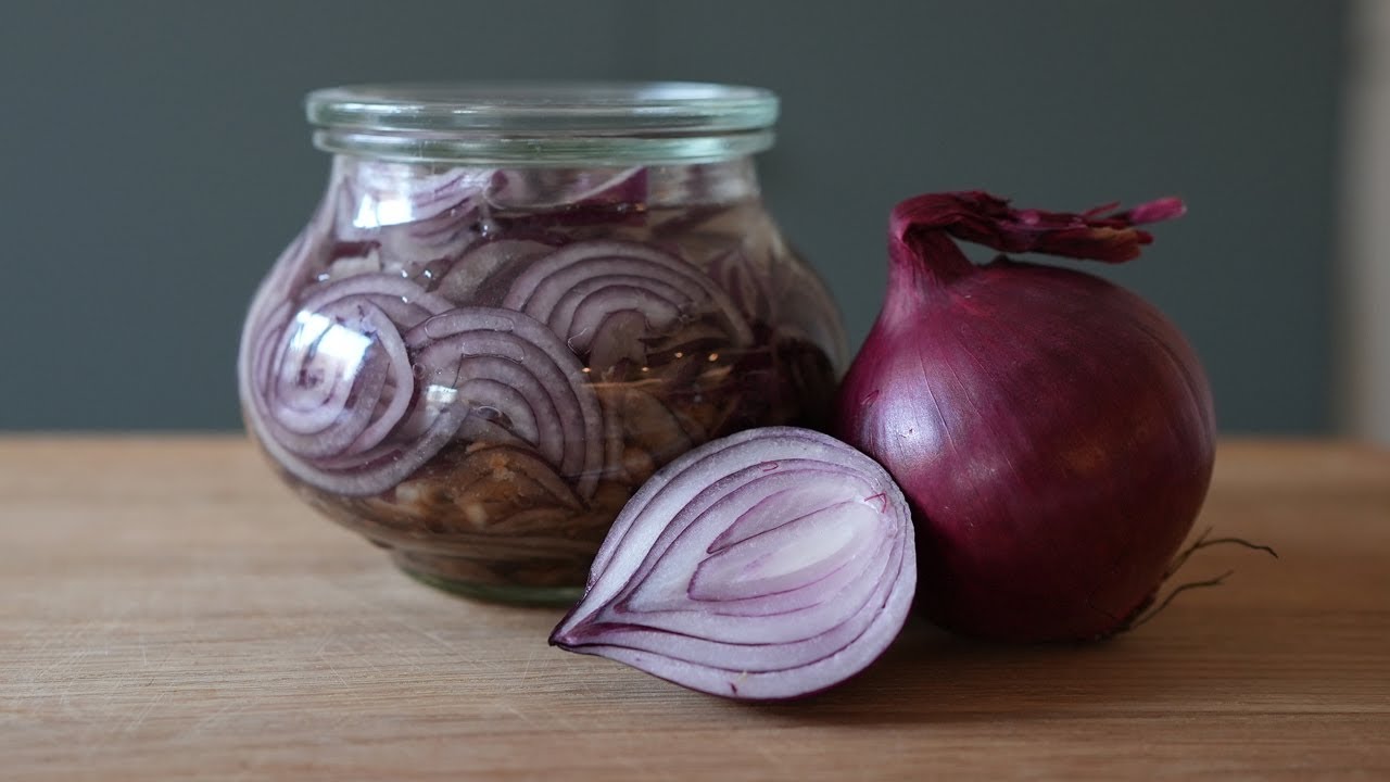 Miso Fermented Red Onions