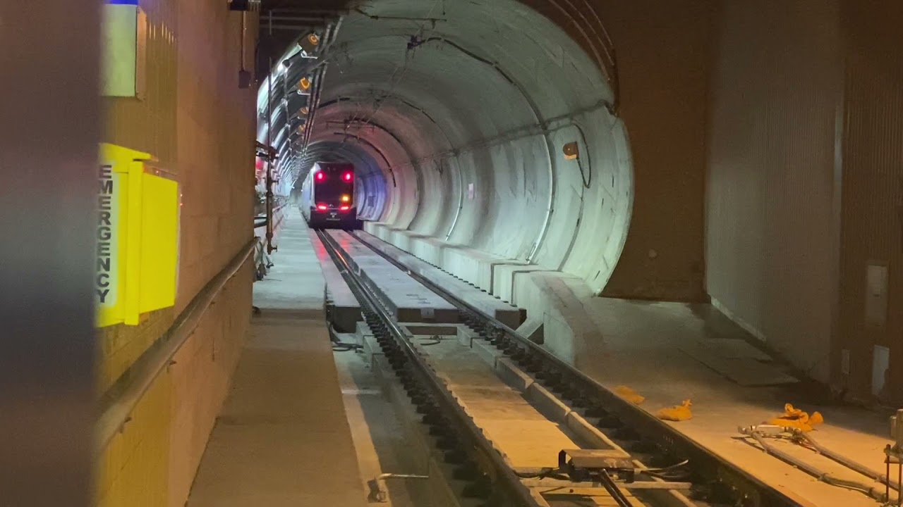 Sound Transit Link Light Rail Northgate Simulated Service Testing @University Of Washington 9/23/21
