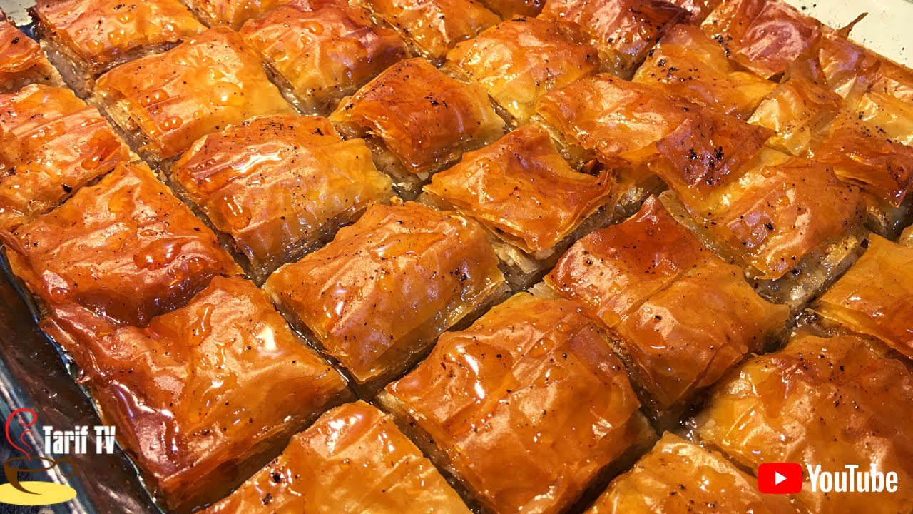 HAZIR YUFKADAN FINDIKLI BAKLAVA- KOLAY EV BAKLAVASI