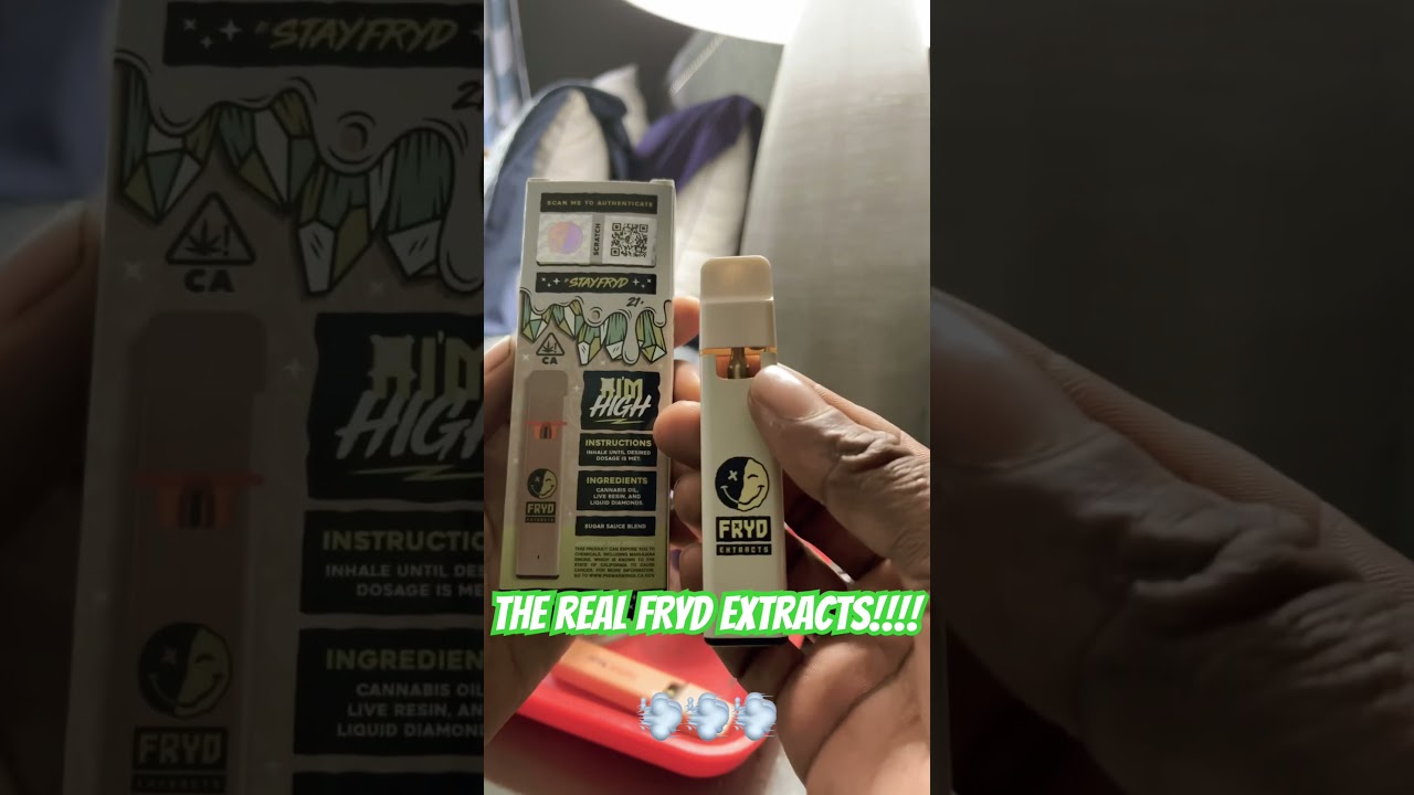 The REAL FRYD EXTRACTS!!! #subscribe #shortsfeed #vape #vaping #shorts