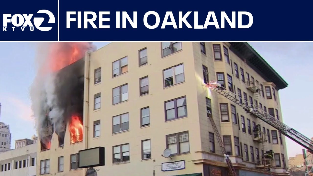 Fire rips through Oakland apartment building | KTVU