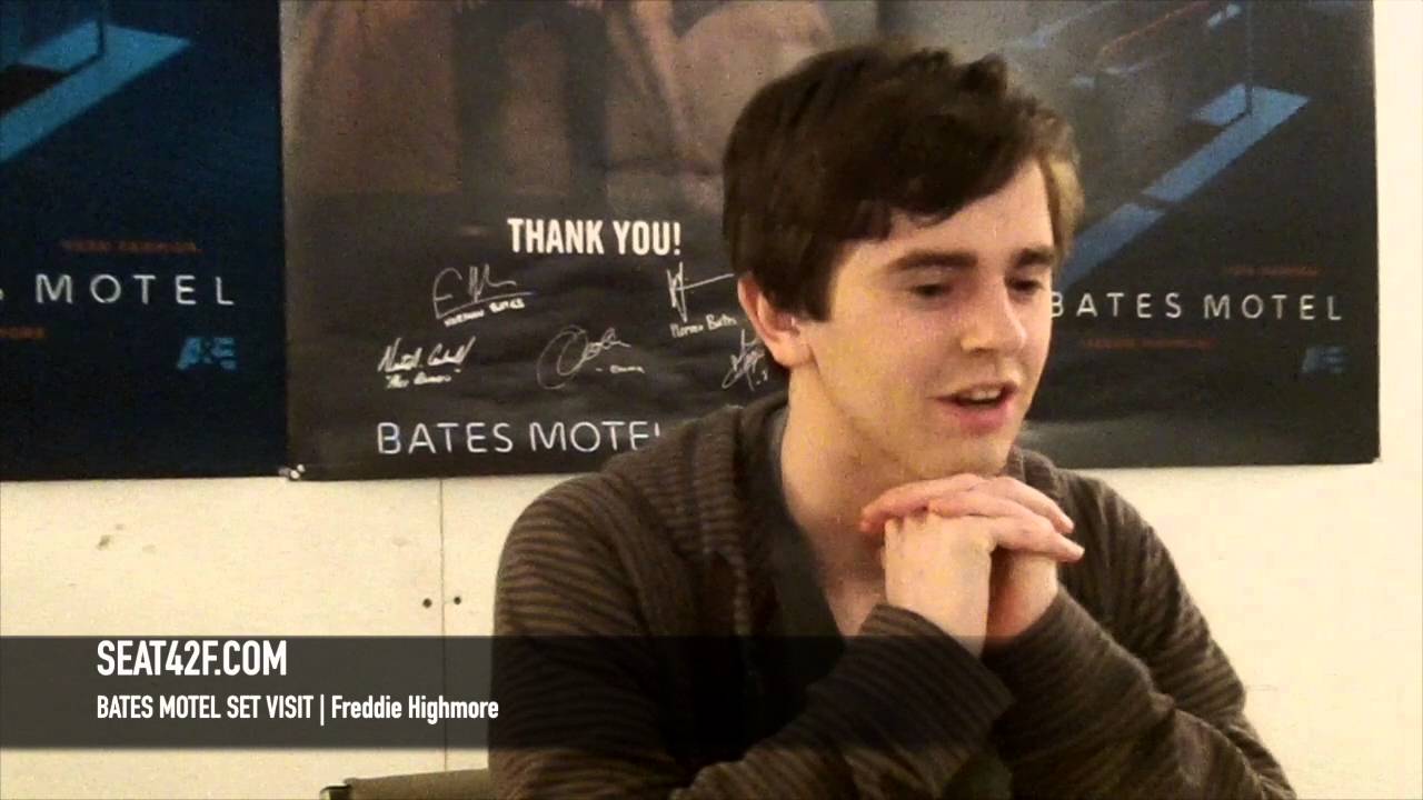 Bates Motel Set Visit Interview Freddie Highmore