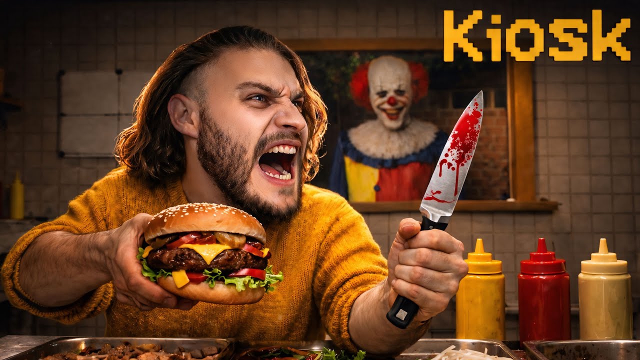GECE KORKUNÇ HAMBURGERCİDE ÇALIŞMAK ! KİOSK