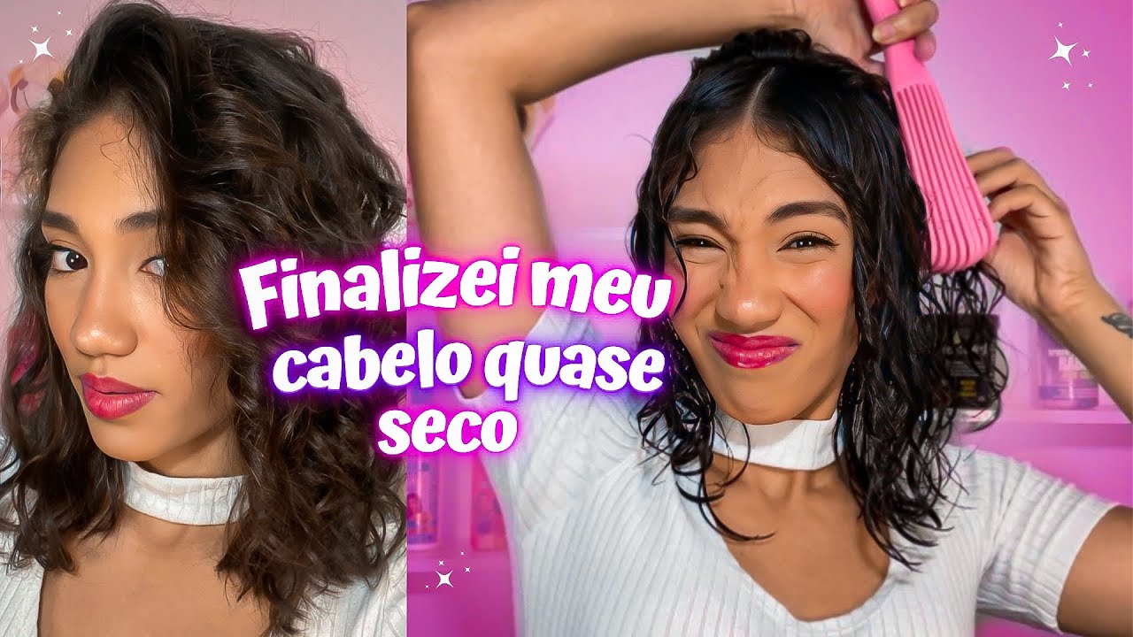 FINALIZEI MEU CABELO COM MENOS ÁGUA NELE ( ondulada 2abc ) | Jennyfer Bárbara