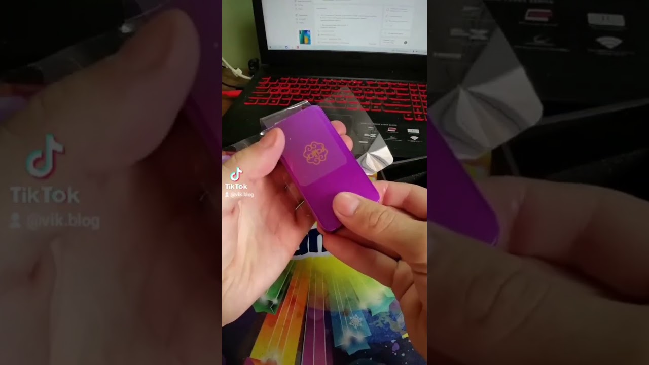 Unpacking doTBox 220w Purple by doTMod.