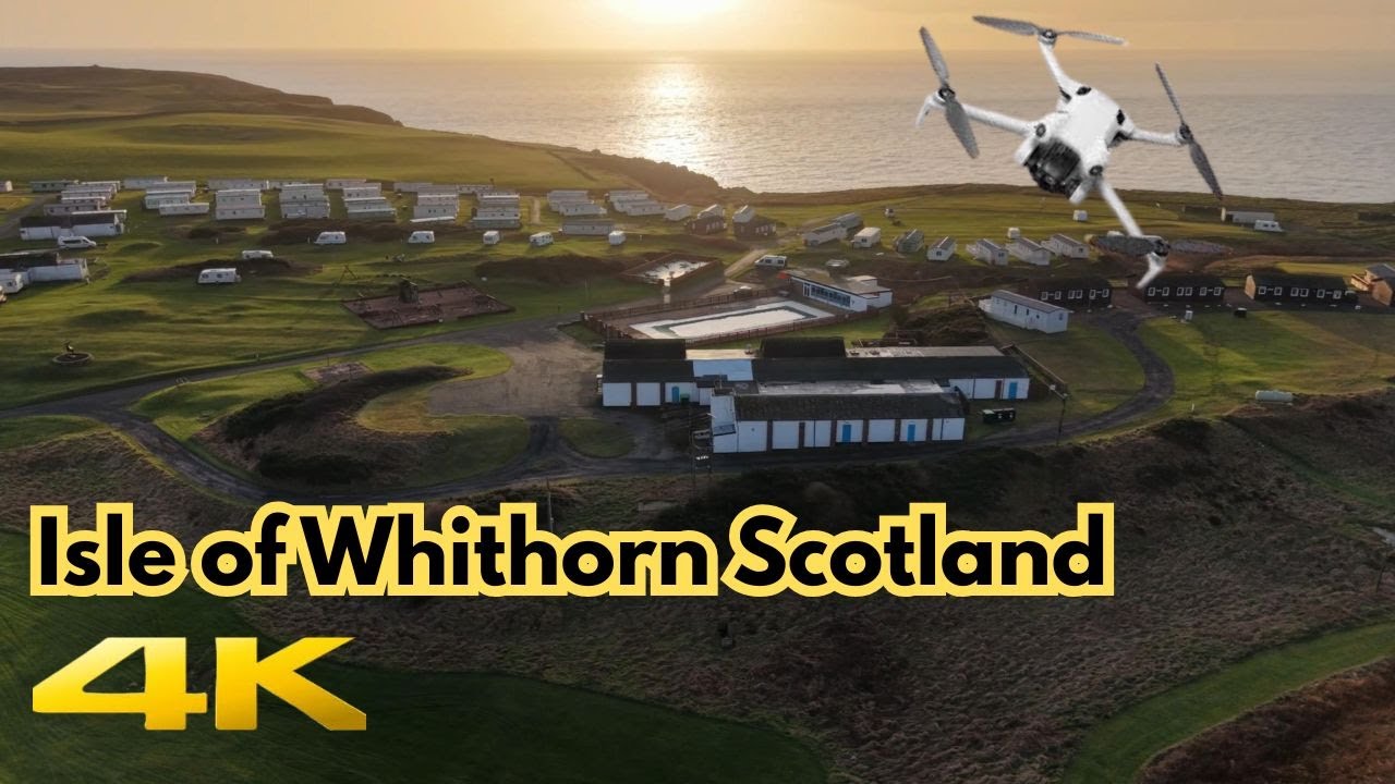 Isle Of Whithorn - A Lovely Coastal Village In Scotland [4k] DJI Air3s #drone #vanlife