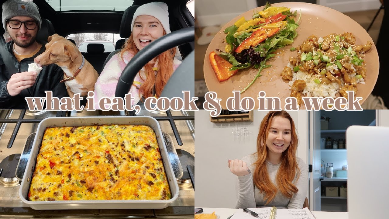 VLOG | what i eat & cook in a week, day with Squirtle & Jared, being Maid of Honor