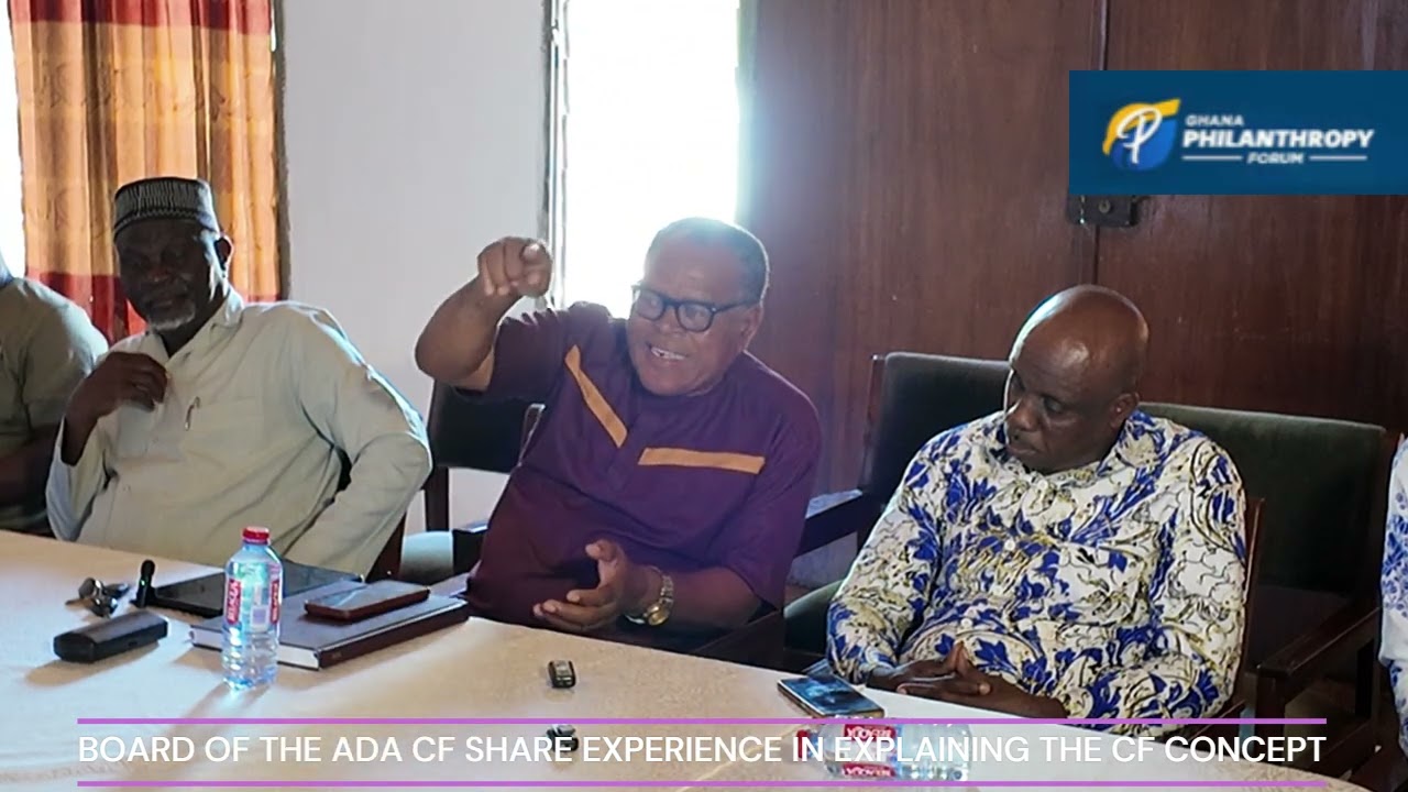 ADA Central Community Foundation shares experience#ghanaphilanthropy