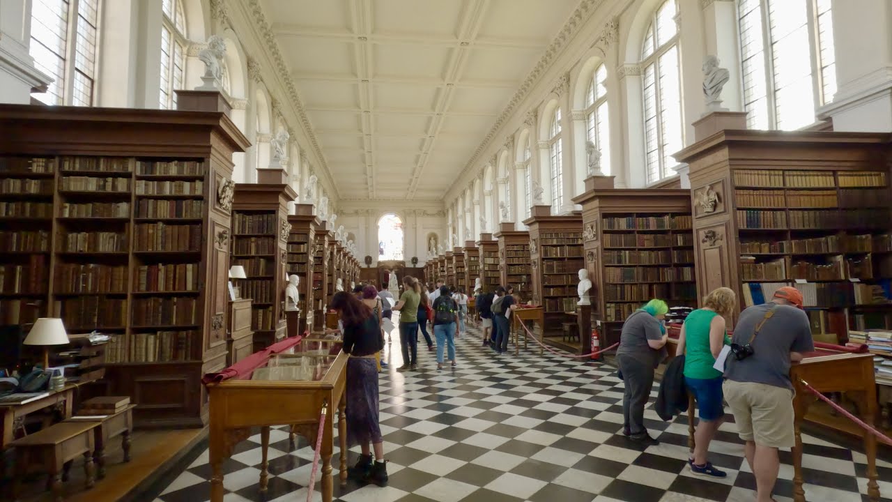 Trinity College Library | Cambridge walking tour 2023 4K